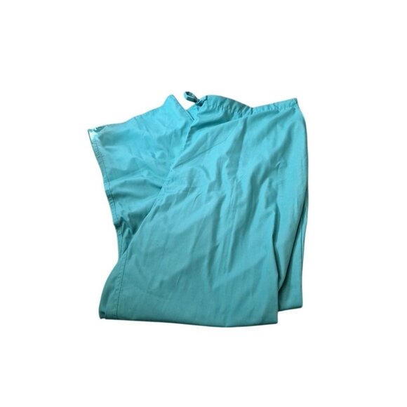 Natural Uniform Scrubs Top and Pants Set 3X Plus Size Cotton Blend 50 x 30 - Picture 9 of 16